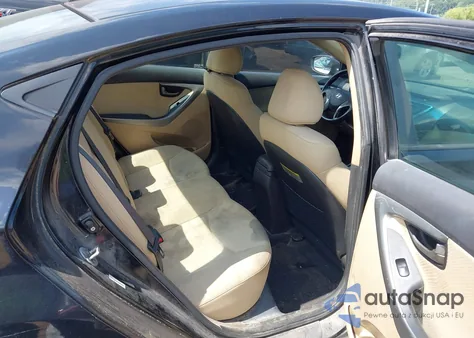 2012 Hyundai Elantra Gls (Ulsan Plant) z USA, uszkodzony, nr VIN KMHDH4AE6CU378389